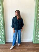 Amelia Navy Cardigan