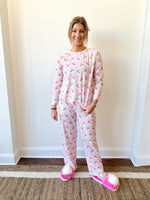 Annie Santa PJ Set-Pink