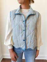 Jade Striped Vest