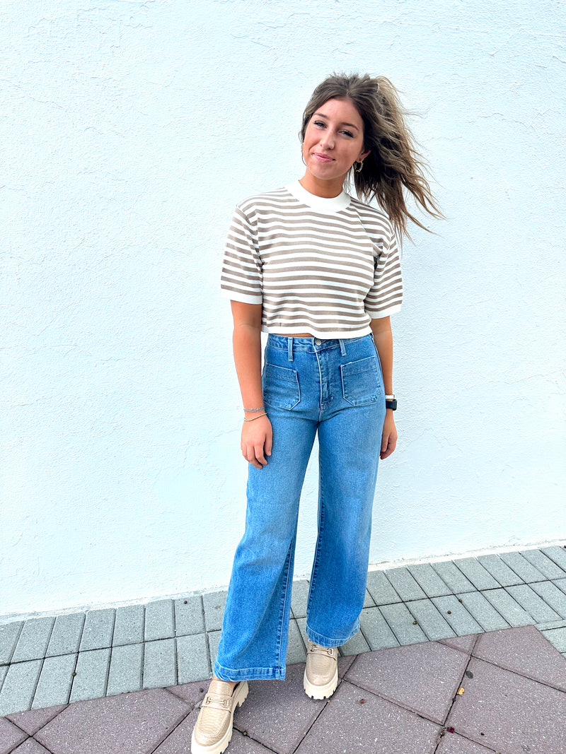 Thea Stripe Top