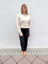 Johanna Crew Neck Taupe