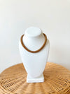 Harper Beaded Necklace-Brown