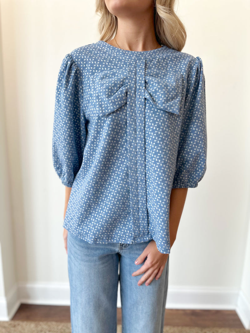 Indie Blue Top