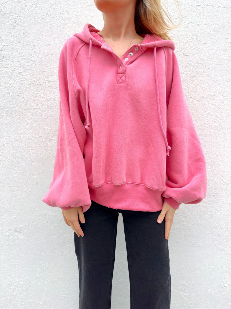 Tia Pink Hoodie Sweatshirt
