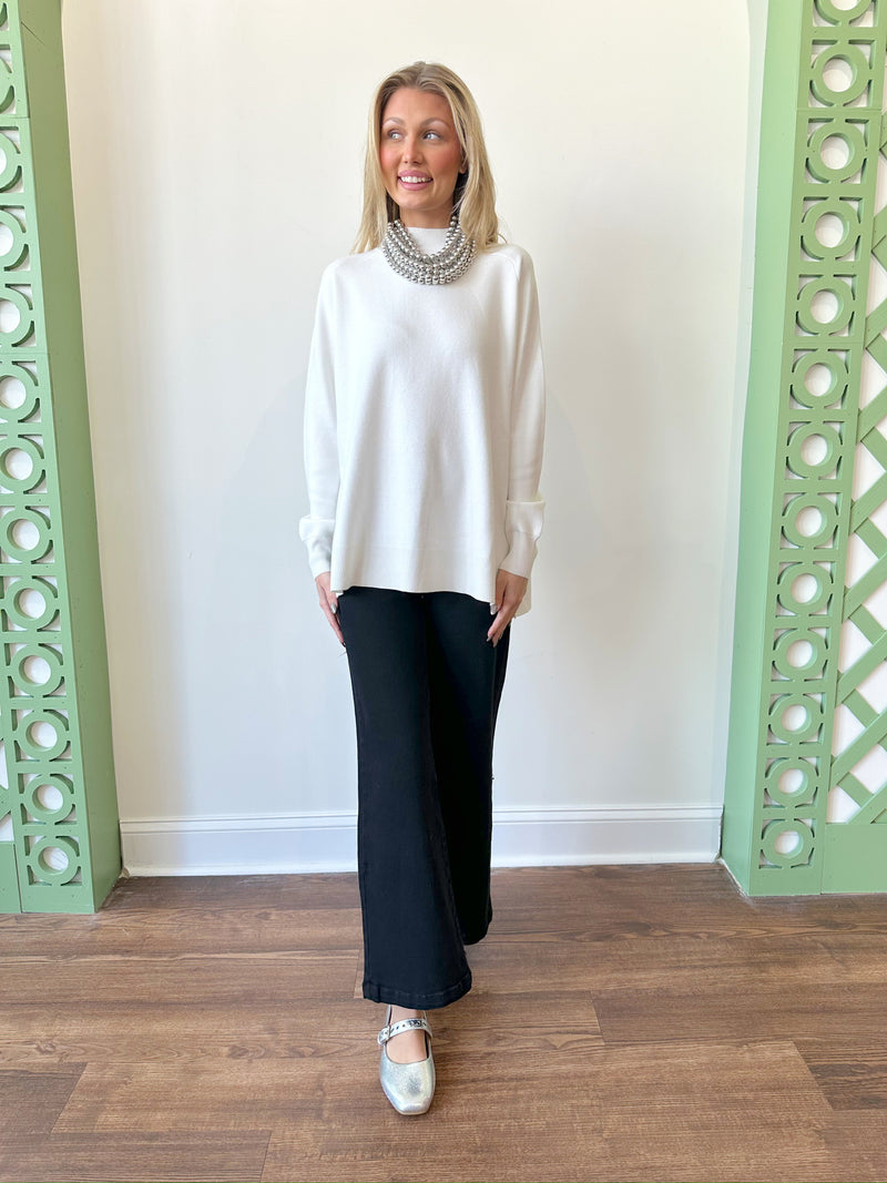 Farah White Sweater