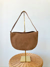 Sofia Suede Bag- Tan