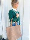 Gracie Woven Tote Bag-Taupe