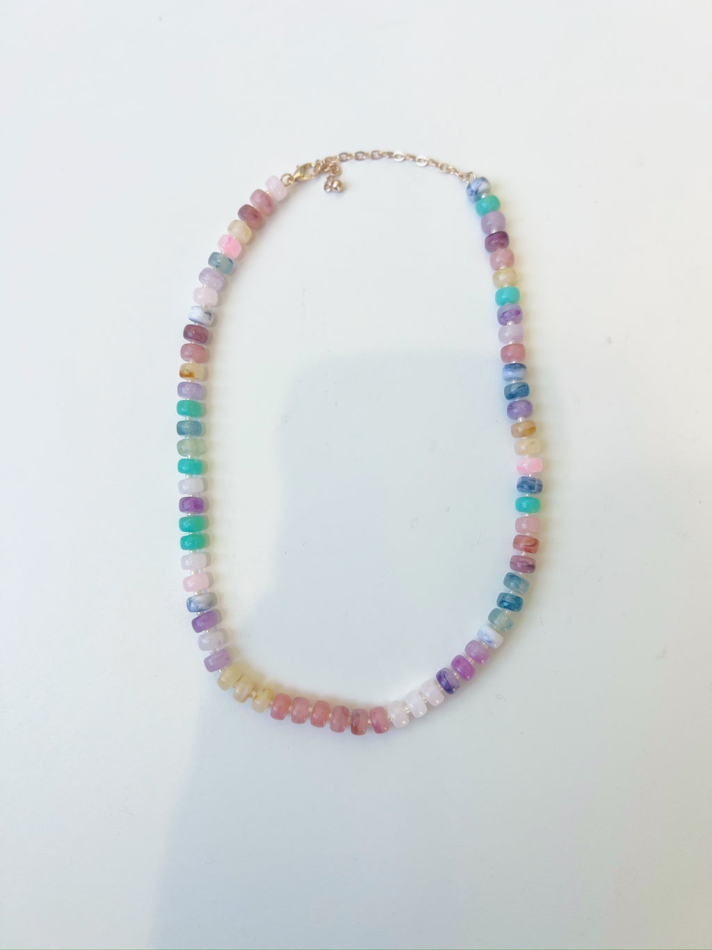 Jordan Beaded Necklace-Light Multi