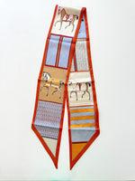 Beth Horse Printed Scarf