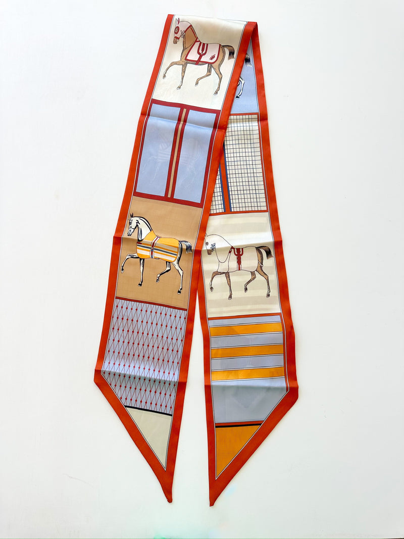 Beth Horse Printed Scarf