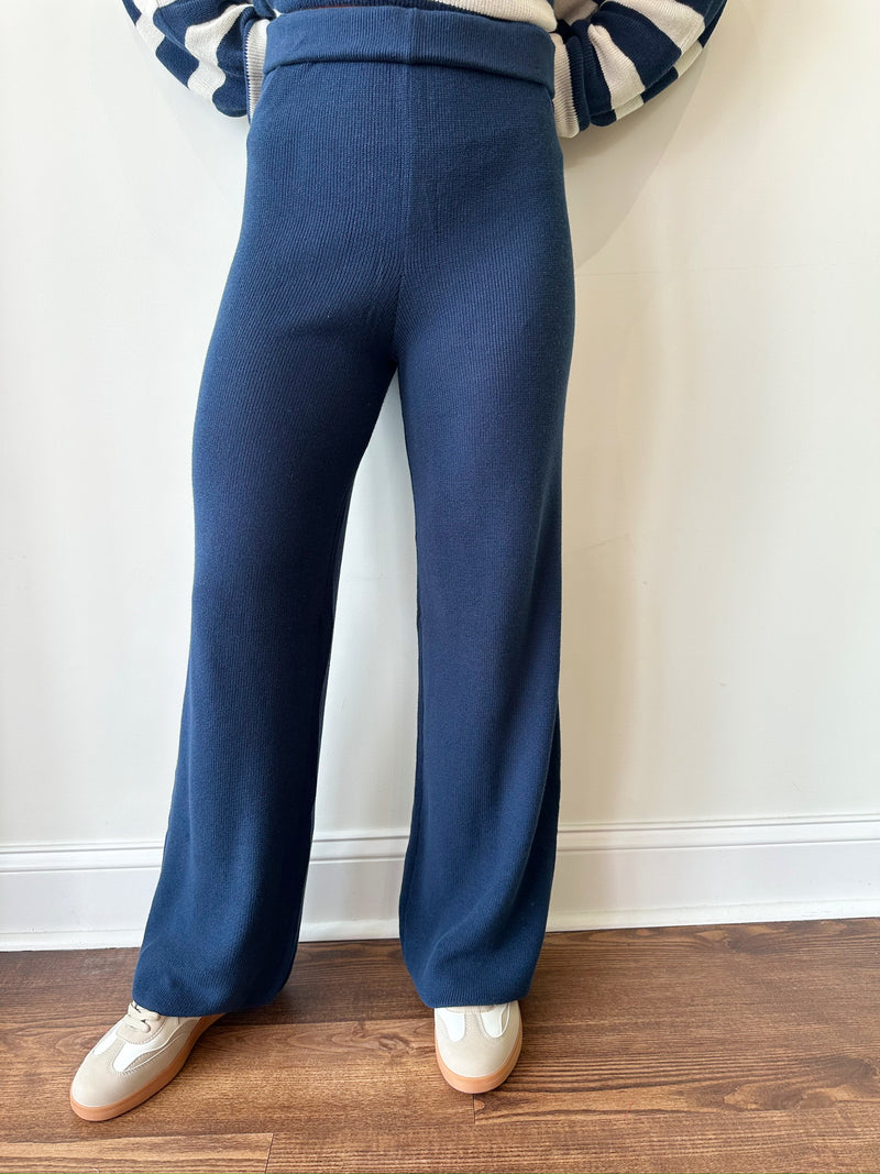 Lexie Knit Set-Navy