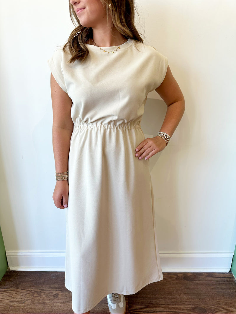 Mia Beige Dress