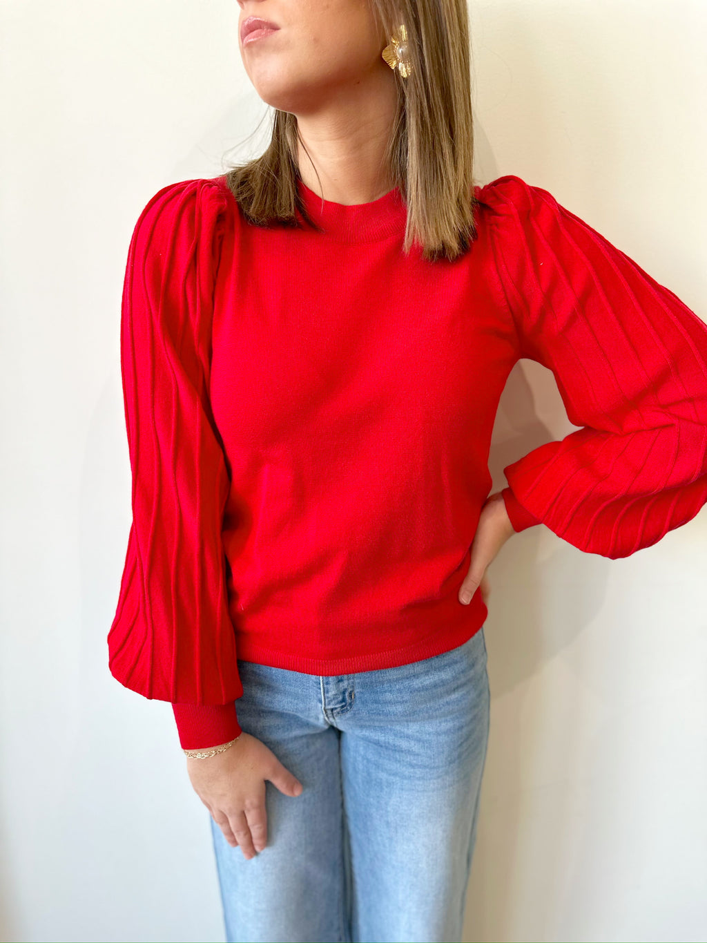 Erica Red Sweater