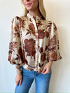 Susanne Floral Top