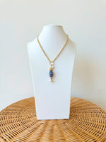Whit Fish Charm Necklace