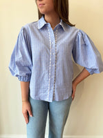 Gracen Top-Blue