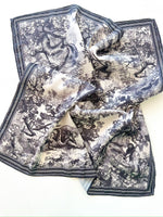 Annie Printed Bandana- Black