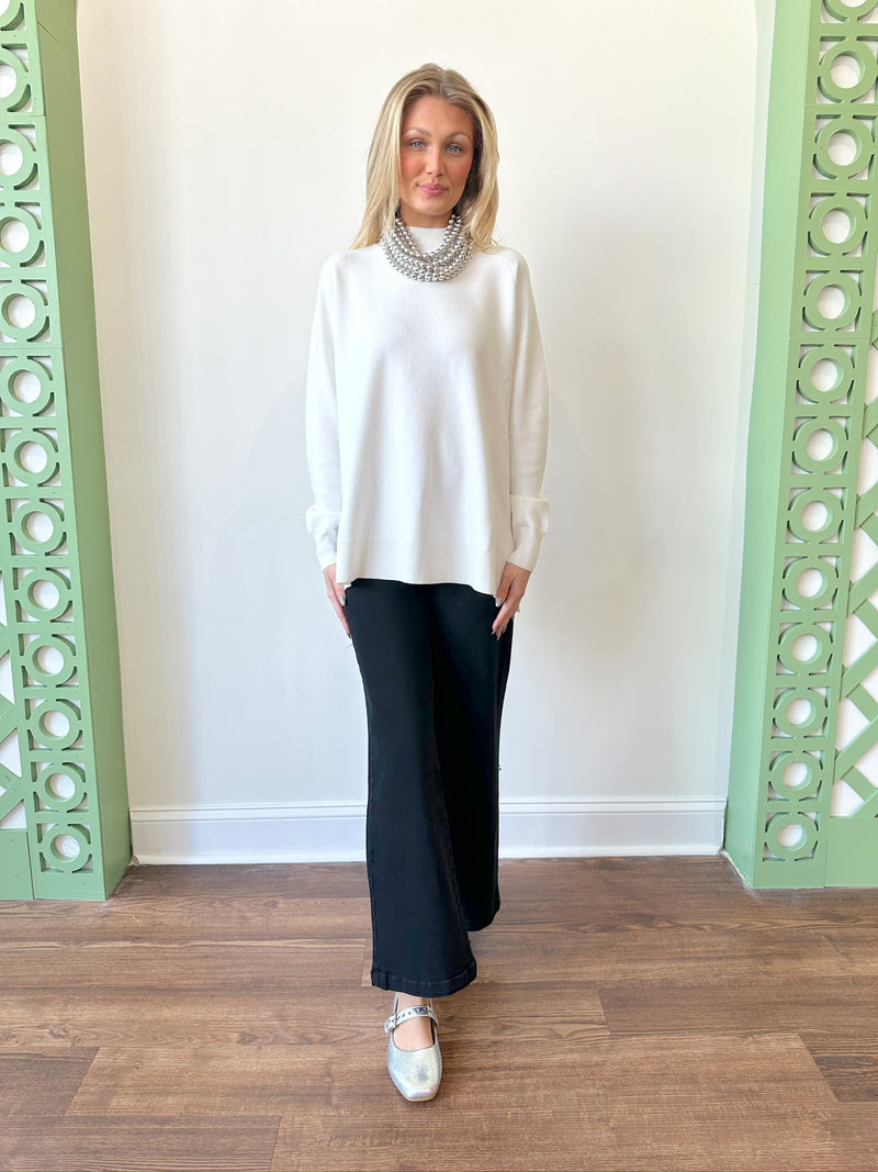 Farah White Sweater