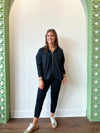 Wren Black Cropped Joggers