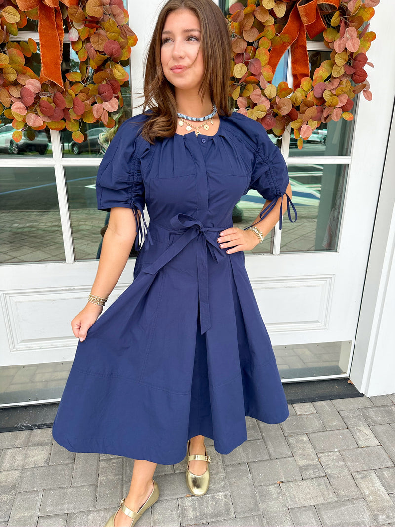 Kelly Navy Dress