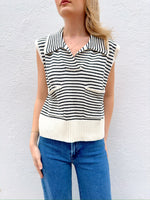 Mariam Striped Vest