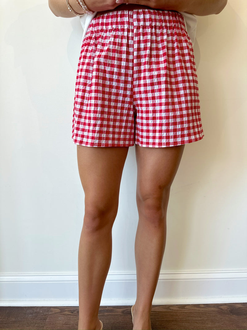 Hattie Gingham Shorts