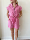 Tracey Pink Romper