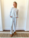 Annie Santa PJ Set-Blue