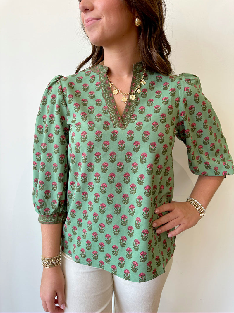 Tammy Floral Top