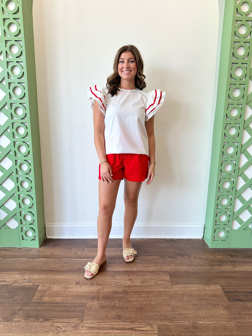 Eva Ruffle Top