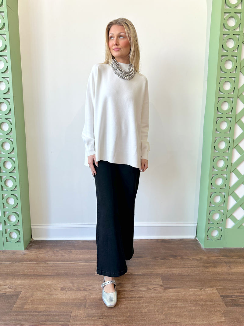 Farah White Sweater