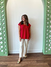 Ashley Red Top