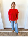 Candace Red Sweater