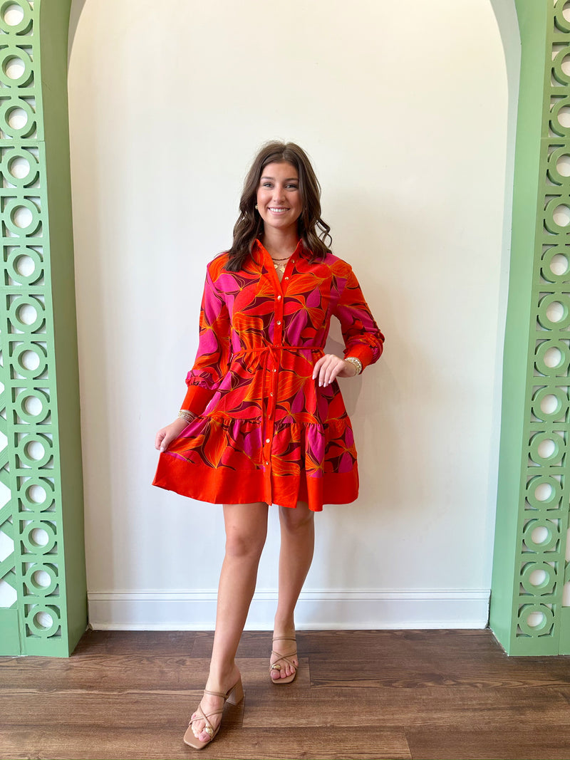 Maya Printed Dress
