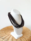Ella Rope Necklace-Brown