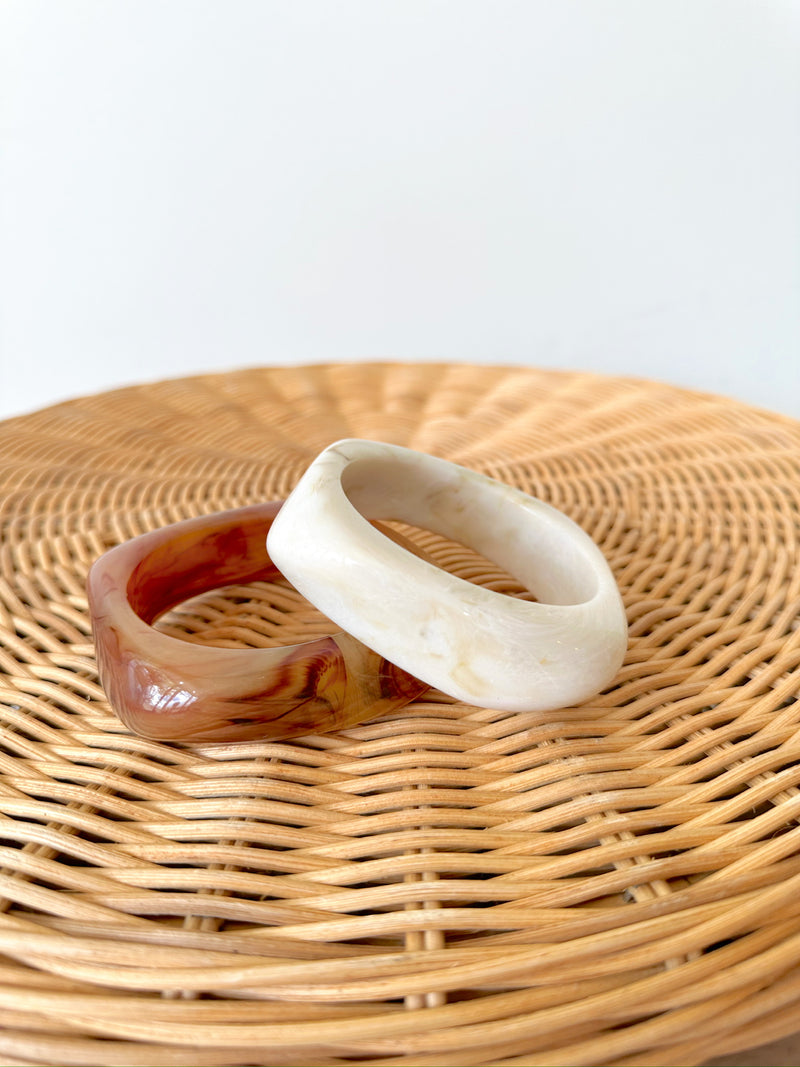 Macie Bangle Bracelet- Brown