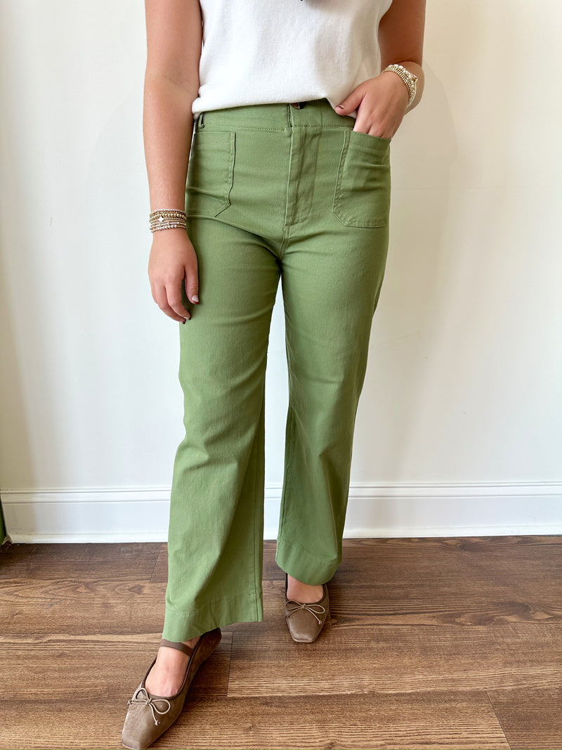 Mallory Green Pants