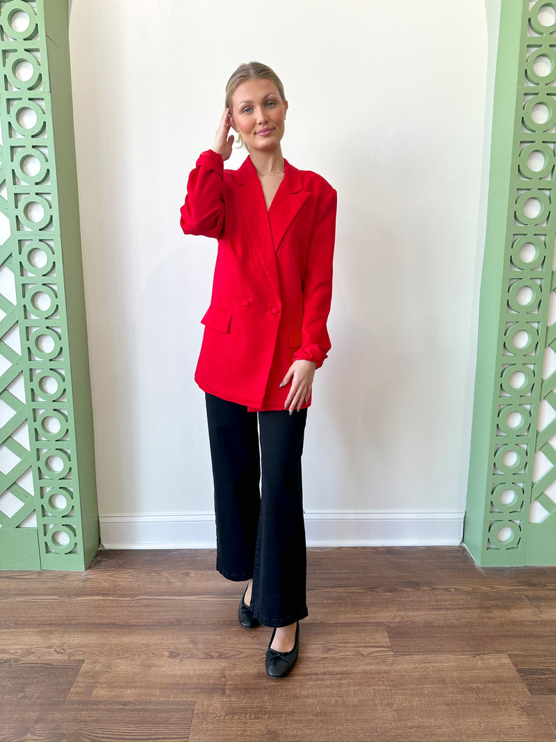 Gabby Red Blazer