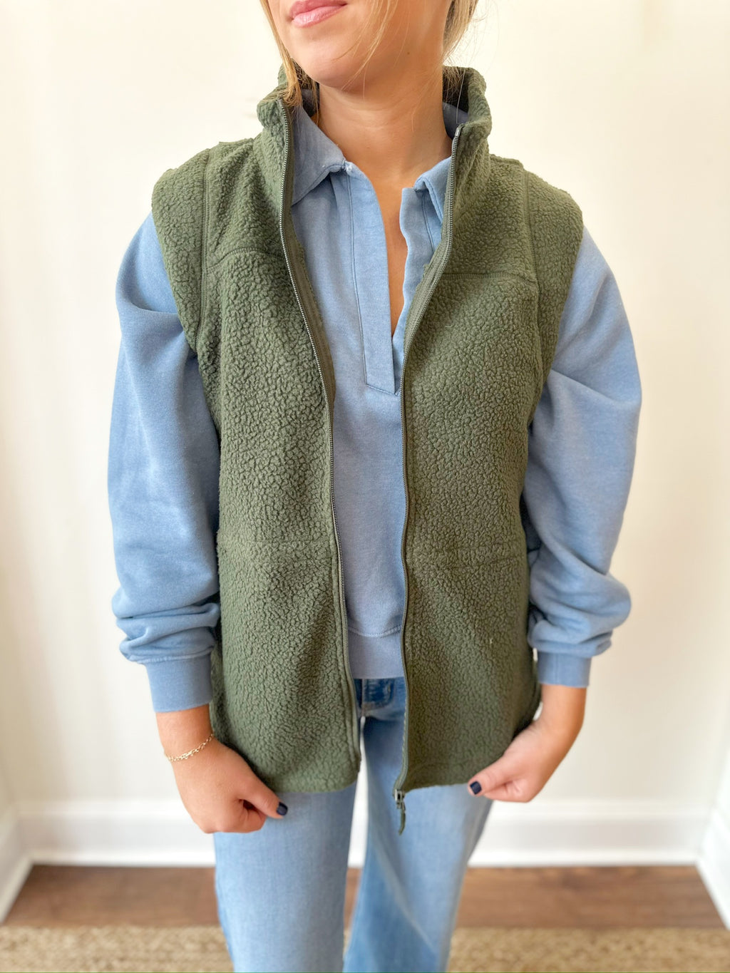 Morgan Green Vest