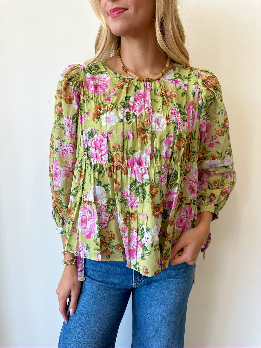 Devin Floral Top