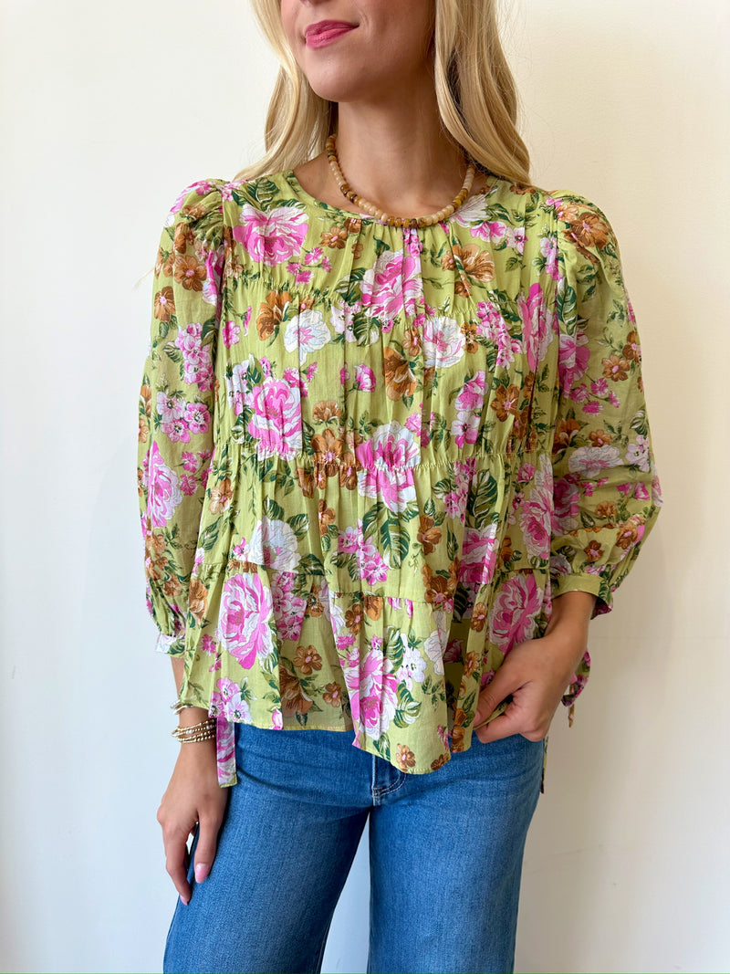 Devin Floral Top