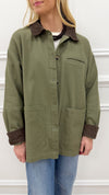 Kinley Barn Jacket-Olive