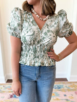 Josie Floral Top