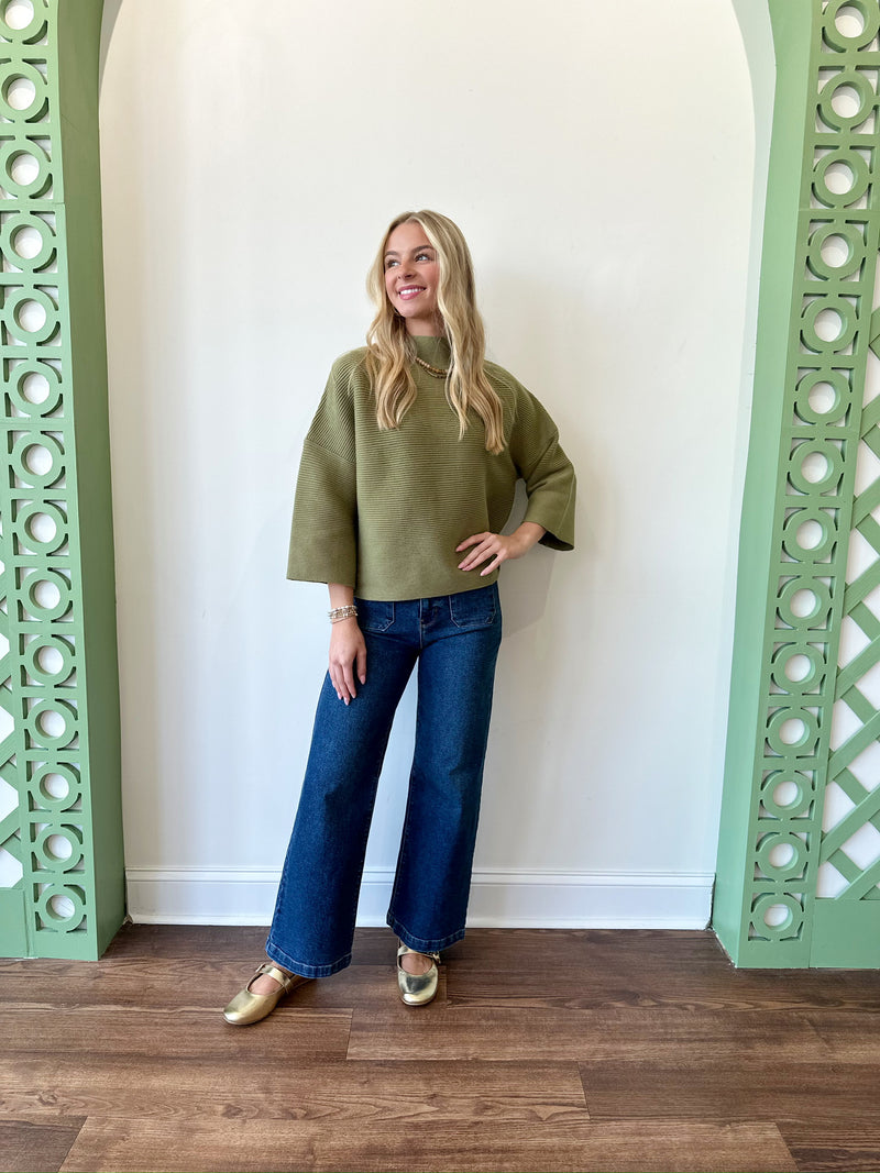 Paige Sage Sweater
