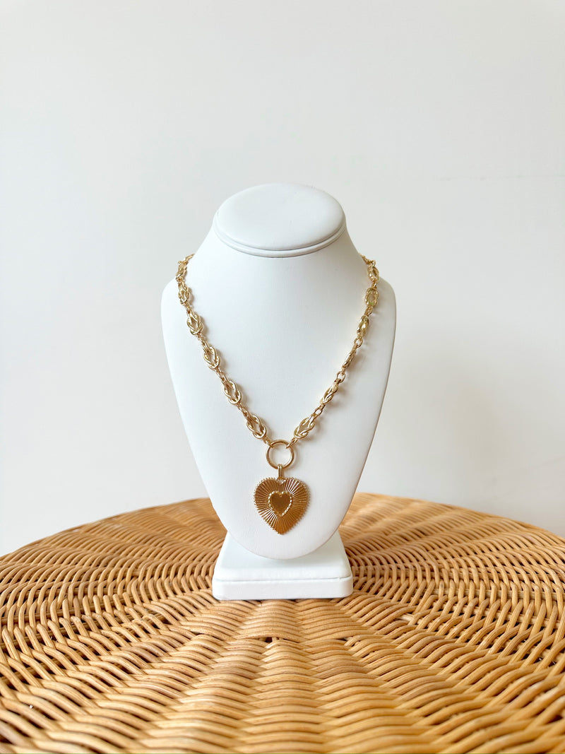 Jill Heart Pendant Necklace