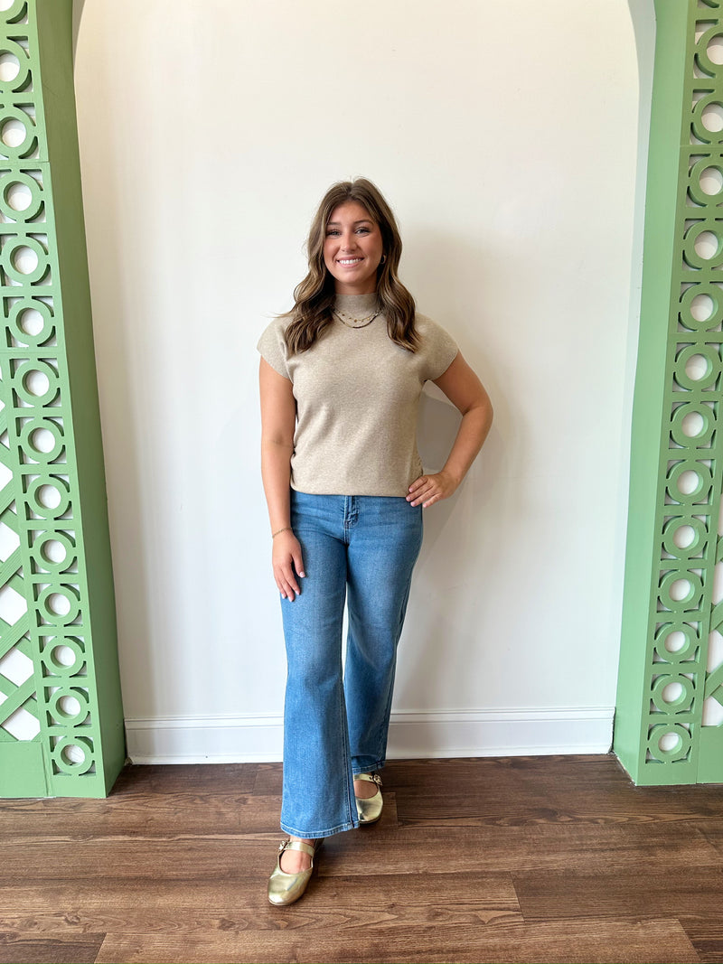 Jordan Taupe Top