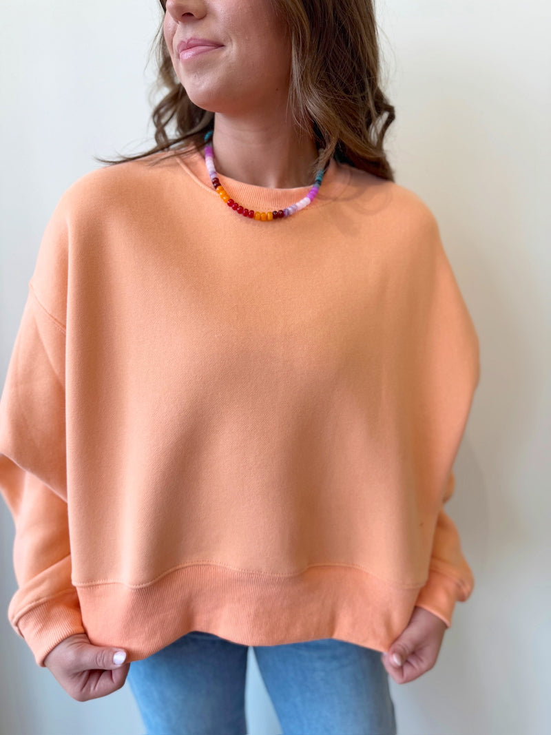 Allie Peach Sweatshirt