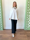 Farah White Sweater