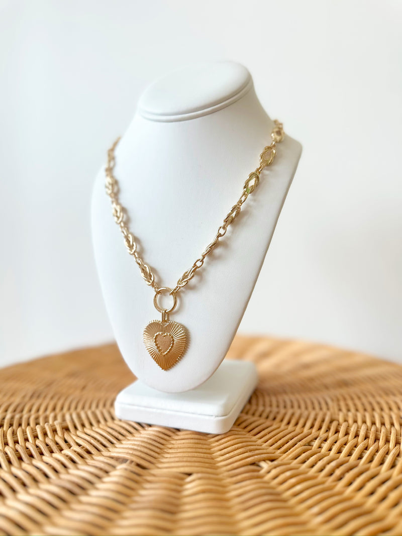 Jill Heart Pendant Necklace