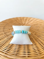 Sallie Beaded Bracelet-Turq.